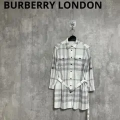 BURBERRY LONDON　ベルト付きチュニックシャツ　ブラウス　カットソーのサムネイル