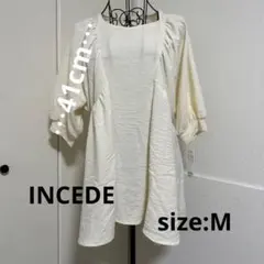 INCEDE トップス オフホワイト クリームのサムネイル