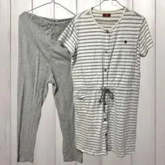 マタニティ パジャマ 前開き 入院着 POLO ルームウェア 授乳口