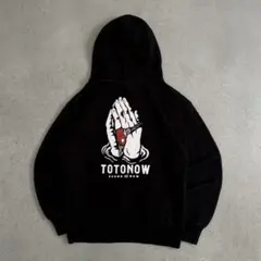 【完売品】TOTONOW トトノウ SAUNA 合掌 パーカー ブラック L