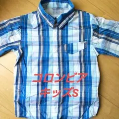 コロンビア　半袖チェックシャツ　120