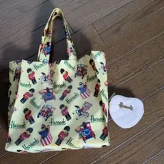 Harrods トートバッグ ロンドンデザイン ＆コインケース