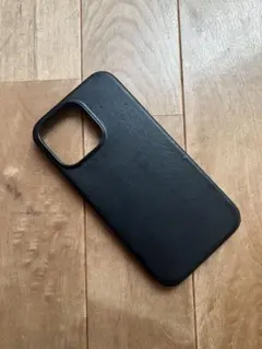 Apple公式iPhone13 ProレザーケースミッドナイトMagSafe対応