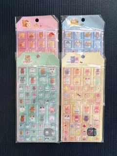cute cute twinkle jewel sticker ☆ ４枚セット