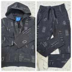 再値下げ　ジャージ上下　アディダス　adidas　スエットパーカー　セットアップ