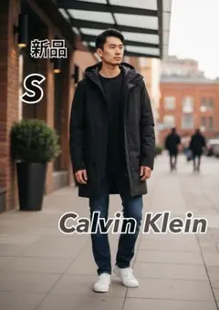 【新品】Calvin Klein カルバンクライン　ダウンジャケット ブラックS