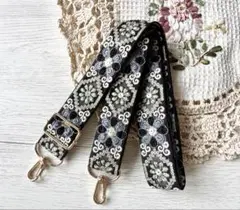 【インド刺繍リボン】ショルダーストラップ　73