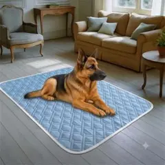 ペット用 ひんやり 冷感シート 87×68cm 夏用 ペットマット 犬猫　大判のサムネイル