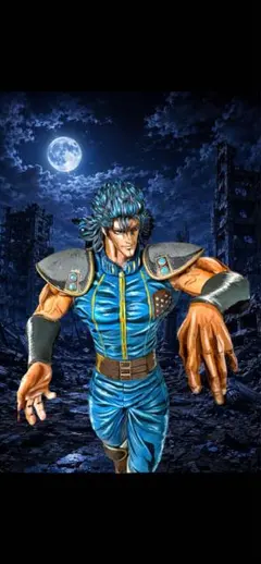 丘*ふ様 北斗の拳 レイ (白髪ダメージvar)リペイント - メルカリ