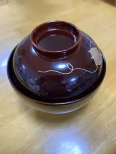 蓋つきさ吸物椀 越前塗り5個セットのサムネイル