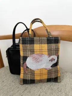 【新品】ミニトートバッグ　Hacu ゴブラン織り　松尾ミユキのサムネイル
