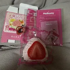 Mellojoy メロジョイ クリームまみれ大福シリーズ いちご スクイーズ