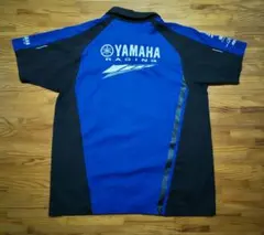 美品　Yamaha　ヤマハ　レーシングTシャツ 青・グレー　YRE05 美品 Yamaha ヤマハ レーシングTシャツ 青・グレー YRE05 - メルカリ