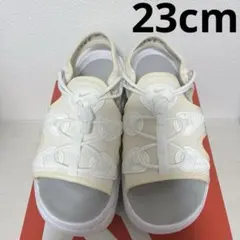 ナイキ ウィメンズ エアマックス ココ サンダル 23cm 白 厚底 スポサン