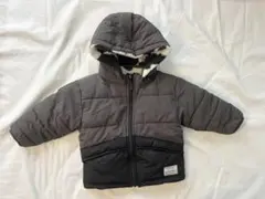 アウター 100cm BREEZE ブリーズ 裏ボア キッズ 黒 グレー 灰色