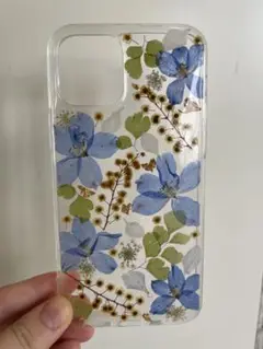押し花デザイン iPhoneケース