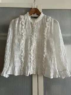 ZARA フリルブラウス
