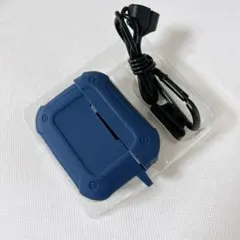 AirPods Pro用 ケース 耐衝撃 保護カバー ネイビー