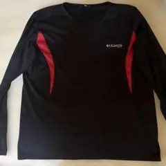 Kaepa 長袖Tシャツ Lサイズ 黒/赤
