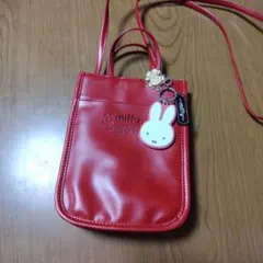 miffy 赤いショルダーバッグ