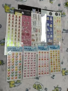 平成レトロ！希少！ハローキティ　やわらかフーセンシール　19セット 平成レトロ！希少！ハローキティ やわらかフーセンシール 19セット