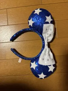 ディズニー 星柄リボン付きカチューシャ