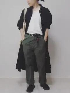 男女兼用　ストレートワークパンツ　ユニクロ　 321-430350②　白