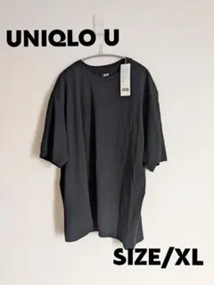 【新品未使用】UNIQLO U ドライEXクルーネックTシャツ ブラック XL