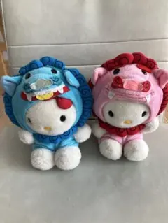 希少レア Hello Kitty 沖縄限定 シーサー ぬいぐるみ - メルカリ