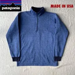 USA製 Patagonia capilene fleece フリース 総柄 L