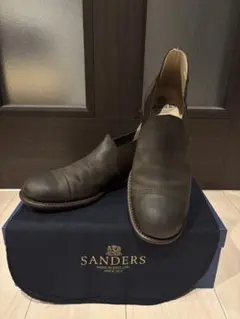 SANDERS ダークブラウン チェルシーブーツのサムネイル