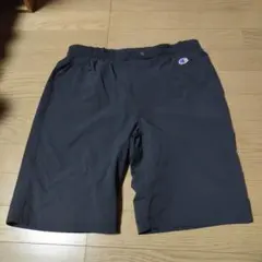Champion 黒 ショートパンツ ウエストゴム　Lサイズ