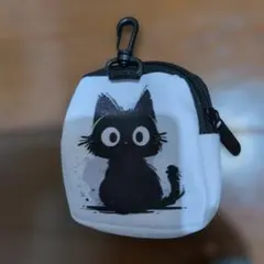 黒猫デザイン コインケース 小銭入れ