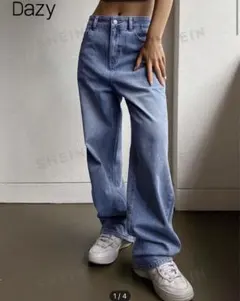 shein デニムパンツ