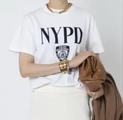 GOOD ROCK SPEED NYPDロゴプリント Tシャツのサムネイル
