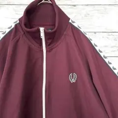 ⭐美品⭐ FRED PERRY　トラックジャケット ジャージ テープライン　ロゴ