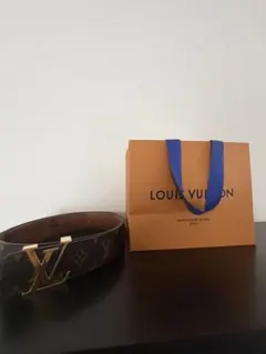 LOUIS VUITTON ベルト モノグラム ゴールド金具 85/34