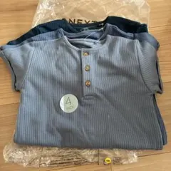 NEXT Baby ロンパース 3枚セット ブルー系　9-12mのサムネイル