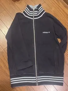 adidas ジップアップジャージ 黒　トラックジャケット