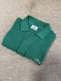 LACOSTE グリーン ポロシャツ