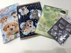 セリア平成レトロ ラブリーリトルクラブ平成アニマル犬猫セット売りカプセルシールのサムネイル