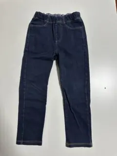 キッズ デニム風ロングパンツ 110cm