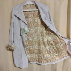 【期間限定値下げ3/8迄】花粉が落ちやすい花粉対策ウェア　スプリングコート LL