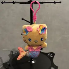【新品】日焼けハローキティ　ハワイ限定　マーメイド　キーホルダー