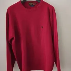 プレイボーイ 赤 クルーネック セーター
