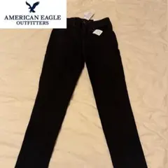 【新品 タグ付き】AMERICAN EAGLE ブラック スキニーデニム 26W
