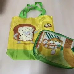 パンどろぼう パンやさん専用 エコバッグ ベージュ 紙袋サイズ - メルカリ