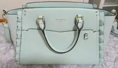 &chouette クリアポケット付きトートバッグ ミント 推し事バッグ 痛バ