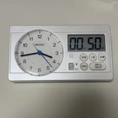 SEIKO セイコー スタディタイム bc408w置き時計 目覚まし タイマー