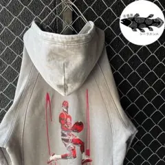 NIKE Jordan バックプリント デカロゴパーカー 刺繍 ヴィンテージ加工